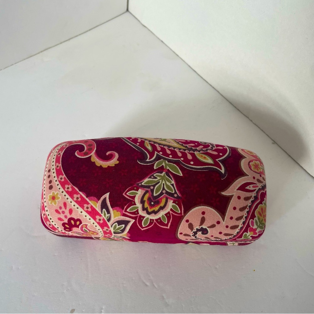 Vera Bradley Piccadilly Plum hard shell sunglasses case